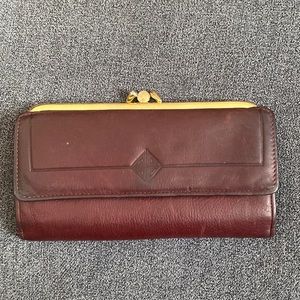 Vintage Princess Gardner Leather Wallet Full Grain Cowhide